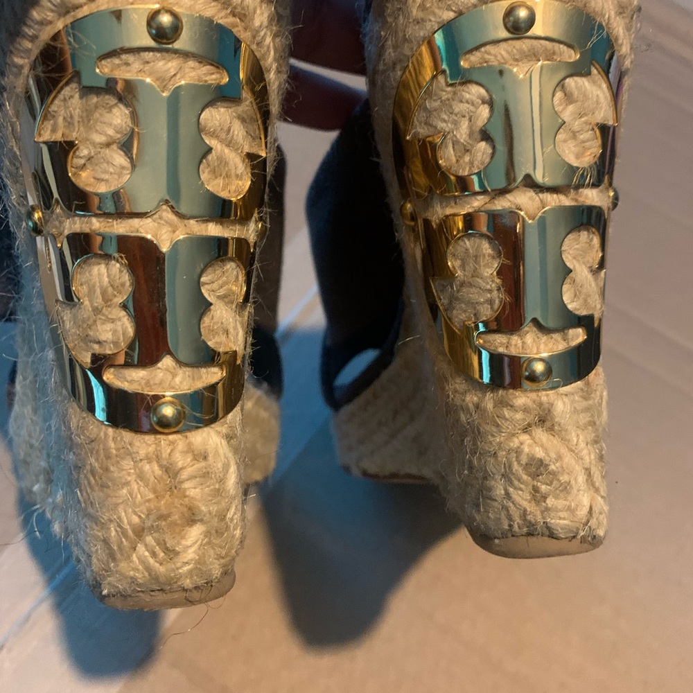 Tori Burch Espadrille with gold detail
